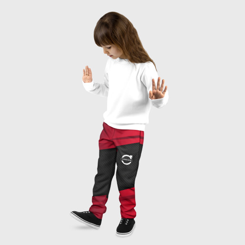Детские брюки 3D Volvo sport, цвет 3D печать - фото 3