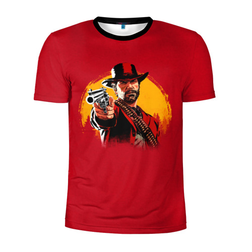 Мужская футболка 3D спортивная Red Dead Redemption 2 Фото 01 Мужская футболка 3D спортивная Red Dead Redemption 2 Фото 01