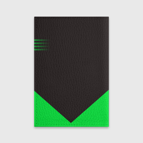 Обложка для паспорта матовая кожа Bicyclist, цвет черный - фото 2