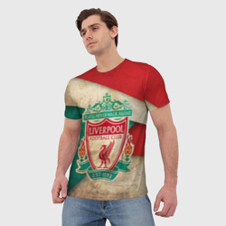 Мужская футболка 3D Ливерпуль олд - фото 2