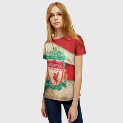 Женская футболка 3D Ливерпуль олд - фото 2