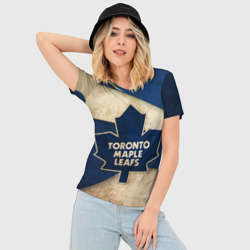 Женская футболка 3D Slim Торонто олд - фото 2