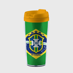 Термокружка-непроливайка Сборная Бразилии флаг