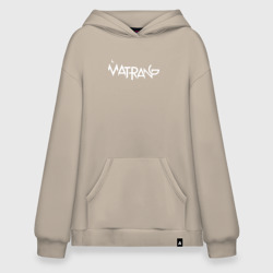 Худи SuperOversize хлопок Matrang white logo