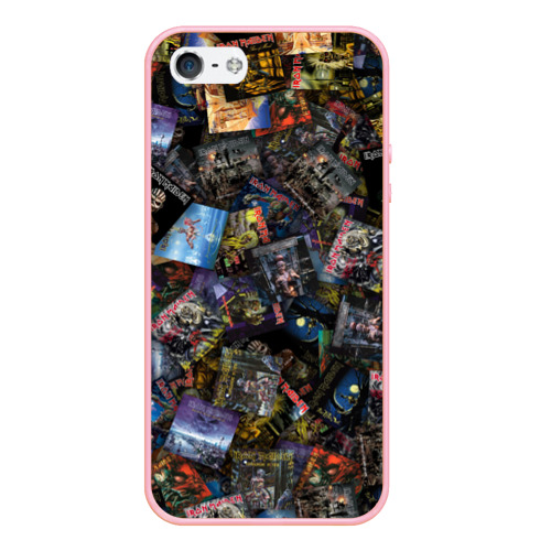 Чехол для iPhone 5/5S матовый Iron Maiden. Дискография