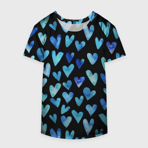 Накидка на куртку 3D Blue Hearts - фото 4