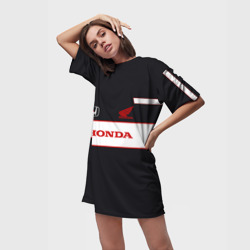 Платье-футболка 3D Honda - фото 2