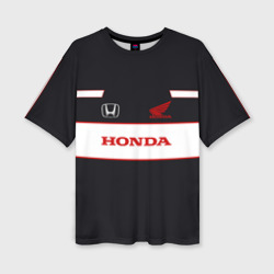 Женская футболка oversize 3D Honda
