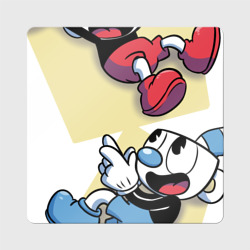 Магнит виниловый Квадрат Cuphead 2