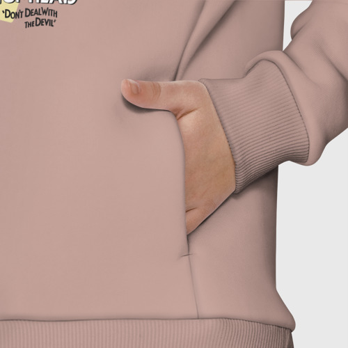 Детский костюм хлопок Oversize Cuphead 2, цвет пыльно-розовый - фото 8