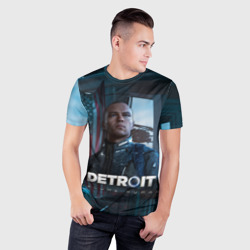 Мужская футболка 3D Slim Detroit: Become Human - Markus - фото 2