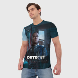 Мужская футболка 3D Detroit: Become Human - Markus - фото 2