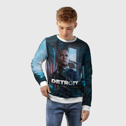 Детский свитшот 3D Detroit: Become Human - Markus - фото 2