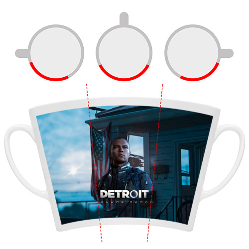 Кружка Латте Detroit: Become Human - Markus - фото 6