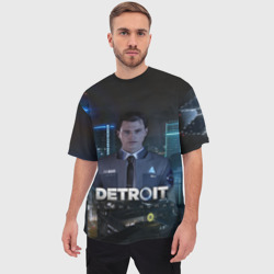 Мужская футболка oversize 3D Detroit: Become Human - Connor - фото 2