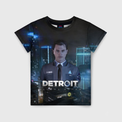 Детская футболка 3D Detroit: Become Human - Connor