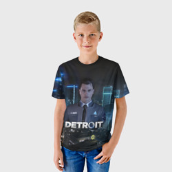 Детская футболка 3D Detroit: Become Human - Connor - фото 2