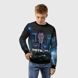 Детский свитшот 3D Detroit: Become Human - Connor - фото 2