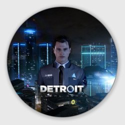 Круглый коврик для мышки Detroit: Become Human - Connor