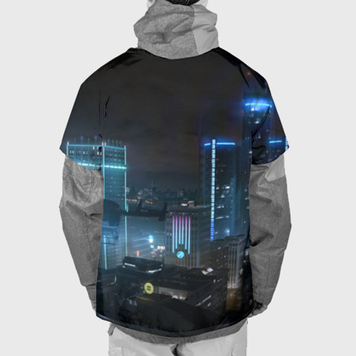 Накидка на куртку 3D Detroit: Become Human - Connor, цвет 3D печать - фото 2