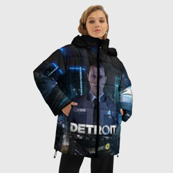 Женская зимняя куртка Oversize Detroit: Become Human - Connor - фото 2