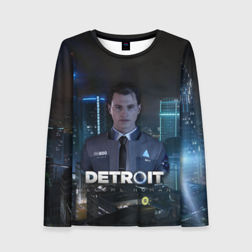 Женский лонгслив 3D Detroit: Become Human - Connor