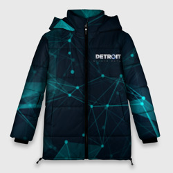 Женская зимняя куртка Oversize Detroit: Become Human abstract