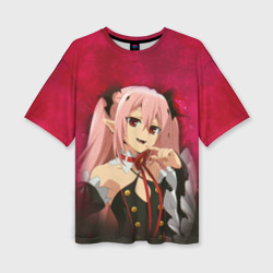 Женская футболка oversize 3D Krul