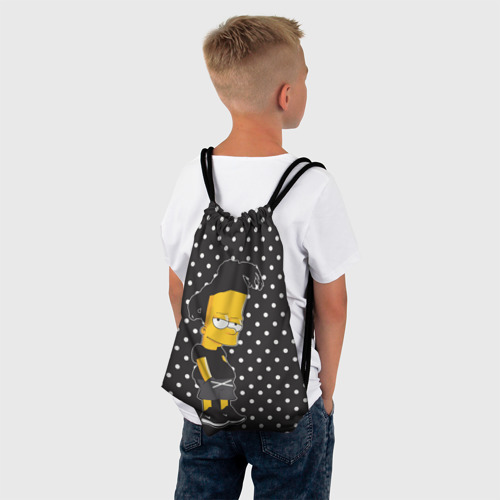 Рюкзак-мешок 3D Барт с дредами - фото 4