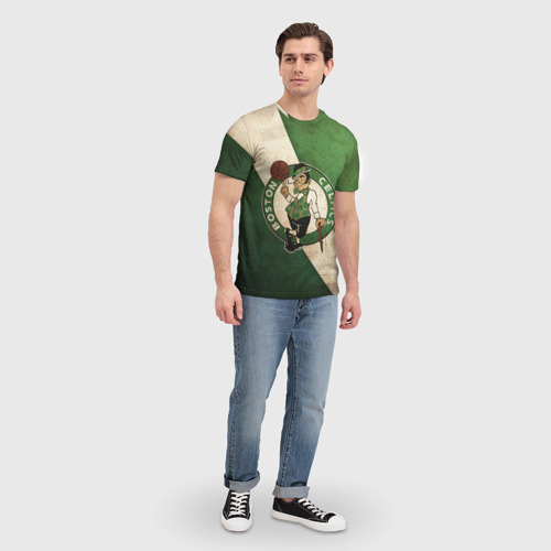 Мужская футболка 3D Бостон олд, цвет 3D печать - фото 5