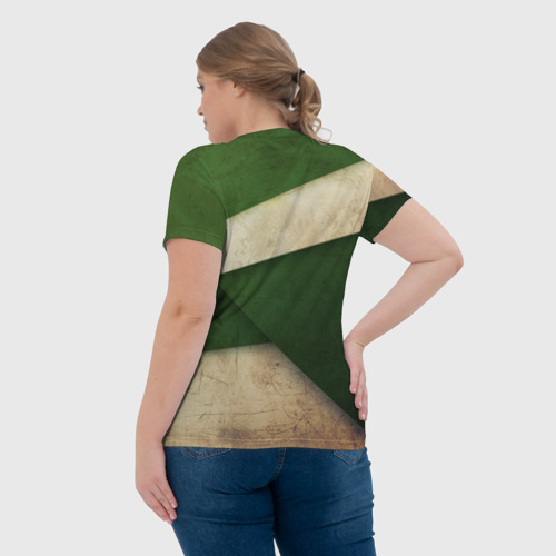 Женская футболка 3D с принтом Милуоки Бакс, вид сзади #2