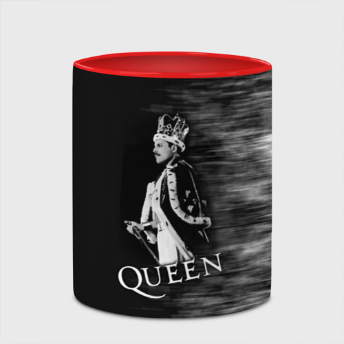 Кружка с полной запечаткой Queen, цвет белый + красный - фото 4