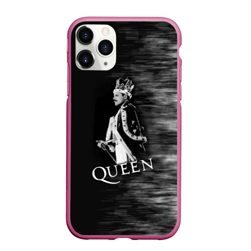 Чехол для iPhone 11 Pro Max матовый Queen, цвет малиновый