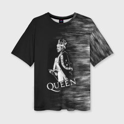 Женская футболка oversize 3D Queen