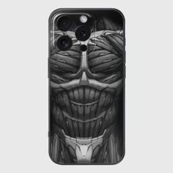 Чехол для iPhone 16 Pro Max силиконовый с защитой камеры Нанокостюм Crysis