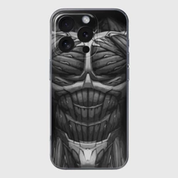 Чехол для iPhone 16 Pro силиконовый с защитой камеры Нанокостюм Crysis