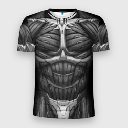 Мужская футболка 3D Slim Нанокостюм Crysis