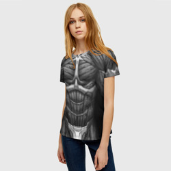Женская футболка 3D Нанокостюм Crysis - фото 2