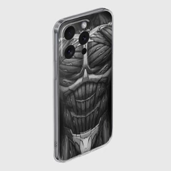 Чехол для iPhone 15 Pro силиконовый с защитой камеры Нанокостюм Crysis - фото 2