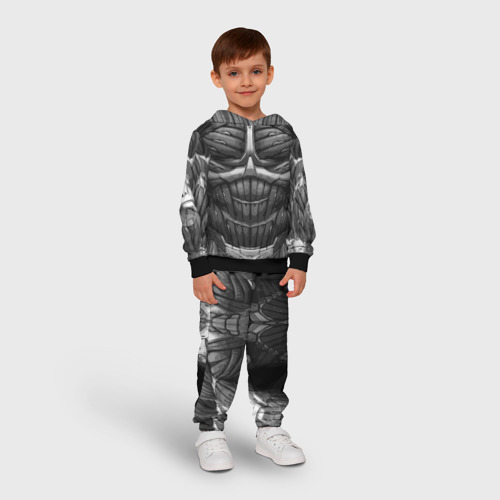 Детский костюм с толстовкой 3D Нанокостюм Crysis, цвет черный - фото 3