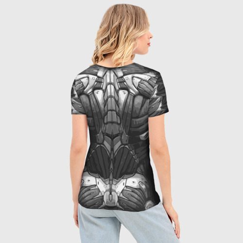 Женская футболка 3D Slim Нанокостюм Crysis, цвет 3D печать - фото 4