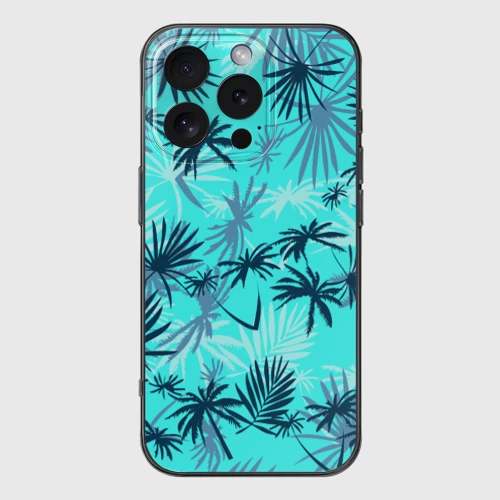 Чехол для iPhone 16 Pro Max силиконовый с защитой камеры GTA Vice City