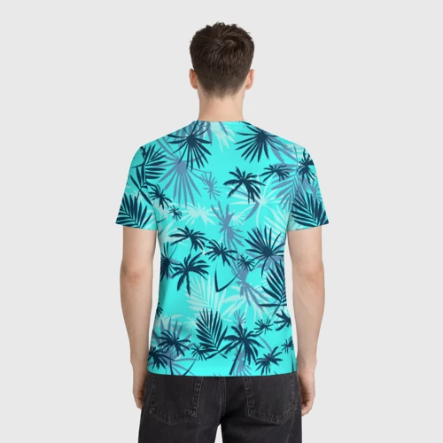 Мужская футболка 3D с принтом GTA Vice City, вид сзади #2