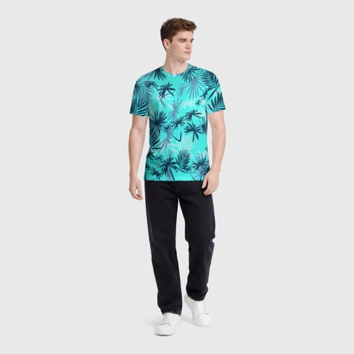 Мужская футболка 3D с принтом GTA Vice City, вид сбоку #3