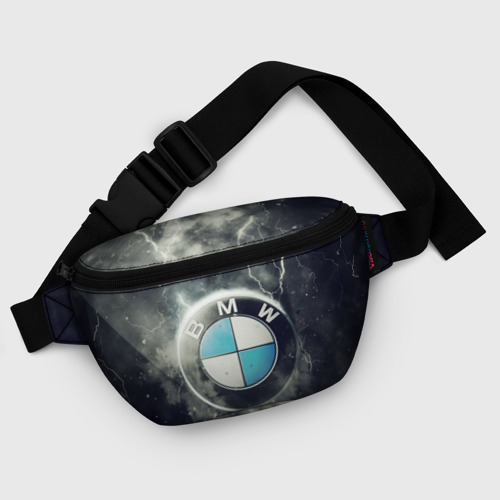 Поясная сумка 3D с принтом Логотип BMW, фото #5