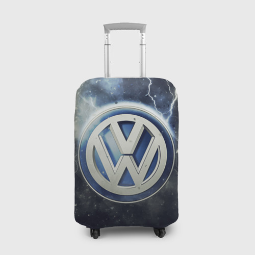 Чехол для чемодана 3D Логотип Wolksvagen, цвет 3D печать