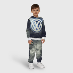 Детский костюм с толстовкой 3D Логотип Wolksvagen - фото 2