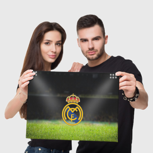 Холст прямоугольный REAL MADRID, цвет 3D печать - фото 5