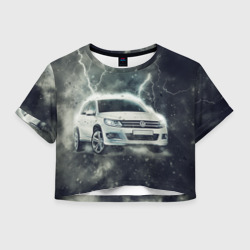 Женская футболка Crop-top 3D Volkswagen Tiguan