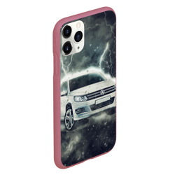 Чехол для iPhone 11 Pro матовый Volkswagen Tiguan - фото 2